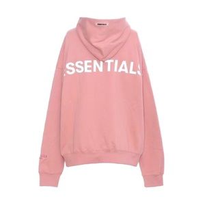 Pink Essentials Fear of God Hoodie